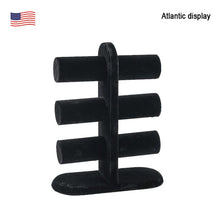 3-Tier velvet Jewelry Display Stand Bracelet Necklace Watch Chain Countertop