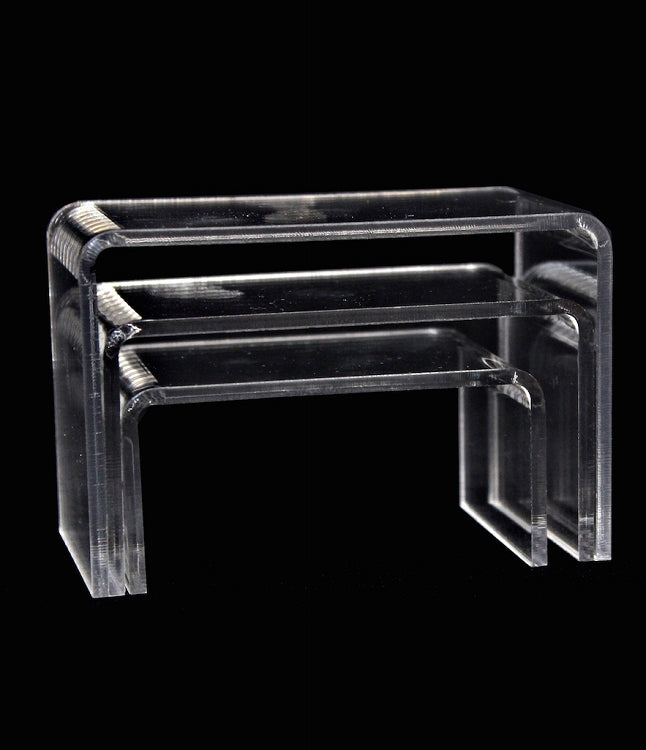 Set Of 3 Acrylic Riser (Small Set)