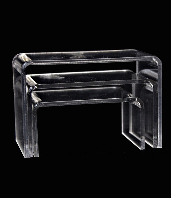Set Of 3 Acrylic Riser (Small Set)