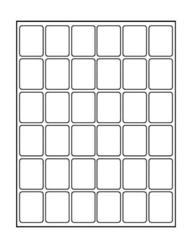 Easy Peel Off Adhesive Tag/Labels - White