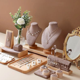 Necklace Display Linen/Burlap