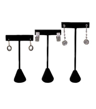 T Earring Stand - Black Velvet