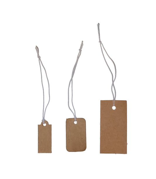 Khaki Elastic Tags