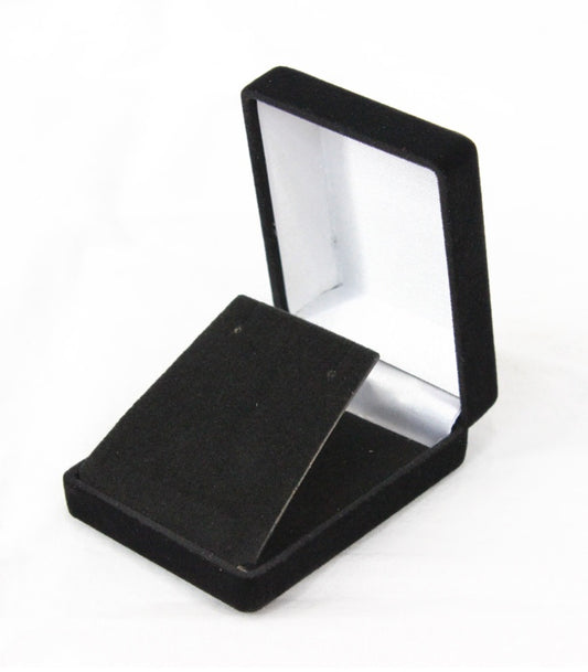 Dozen Flocked Velvet Pendant/Earring Box