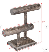 2 Tier Wooden T-Bar