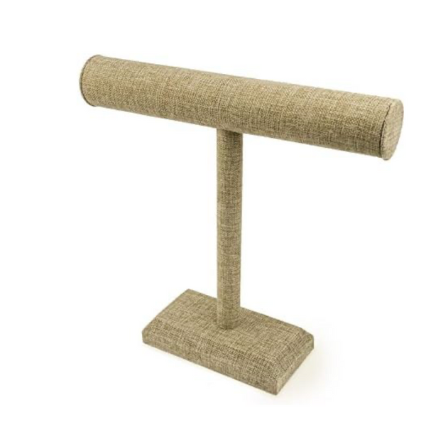 T-Bar 12"H - Linen/Burlap