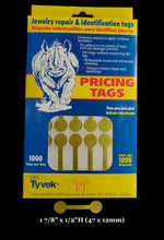 Gold Round Long Dumbbell Jewelry Tags