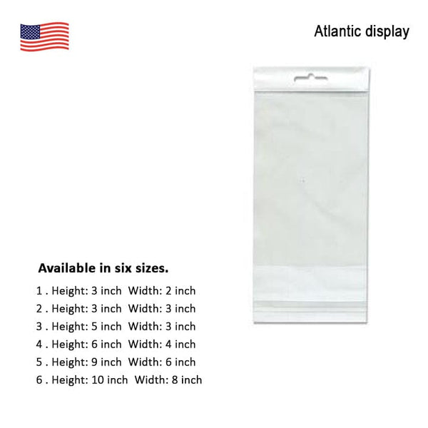 Self Adhesive Bags W/Hanging Header