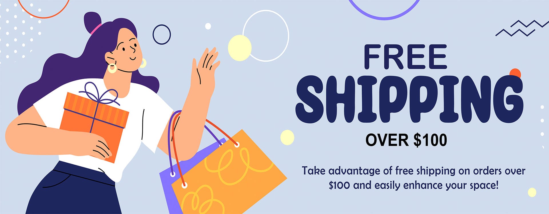 Free Shopping Banner