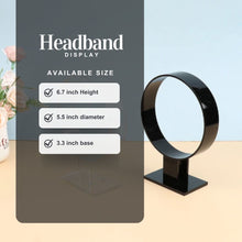 Headband Display Individual Black