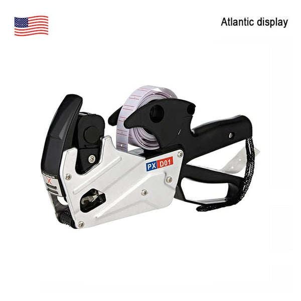8 Digits Price Tag Gun, Single Row Clear Print Price Marking Machine Label Gun