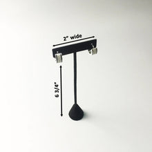 T Earring Stand - Black Velvet