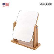 Mirror Desktop Wooden Vanity Mirror, Dressing Table Home, Beauty Female Dormitory Large Desktop Mirror