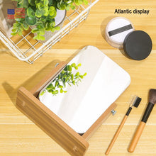 Mirror Desktop Wooden Vanity Mirror, Dressing Table Home, Beauty Female Dormitory Large Desktop Mirror