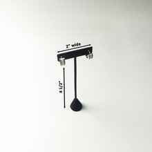 T Earring Stand - Black Velvet