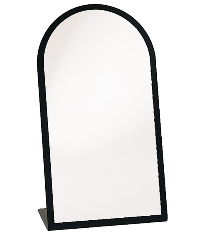 L-Type Black Framed Mirror