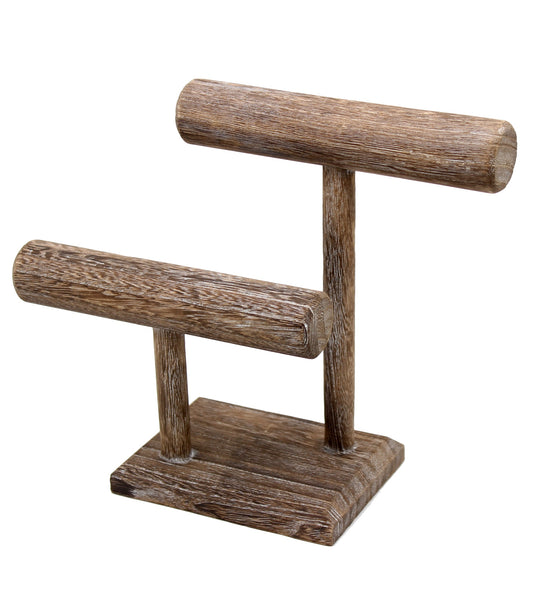 2 Tier Wooden T-Bar