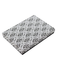 Damask Print Cotton Filled Gift Boxes Jewelry