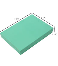 Teal Blue Cotton Filled Gift Boxes Jewelry